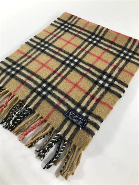 burberry wool scarf vintage